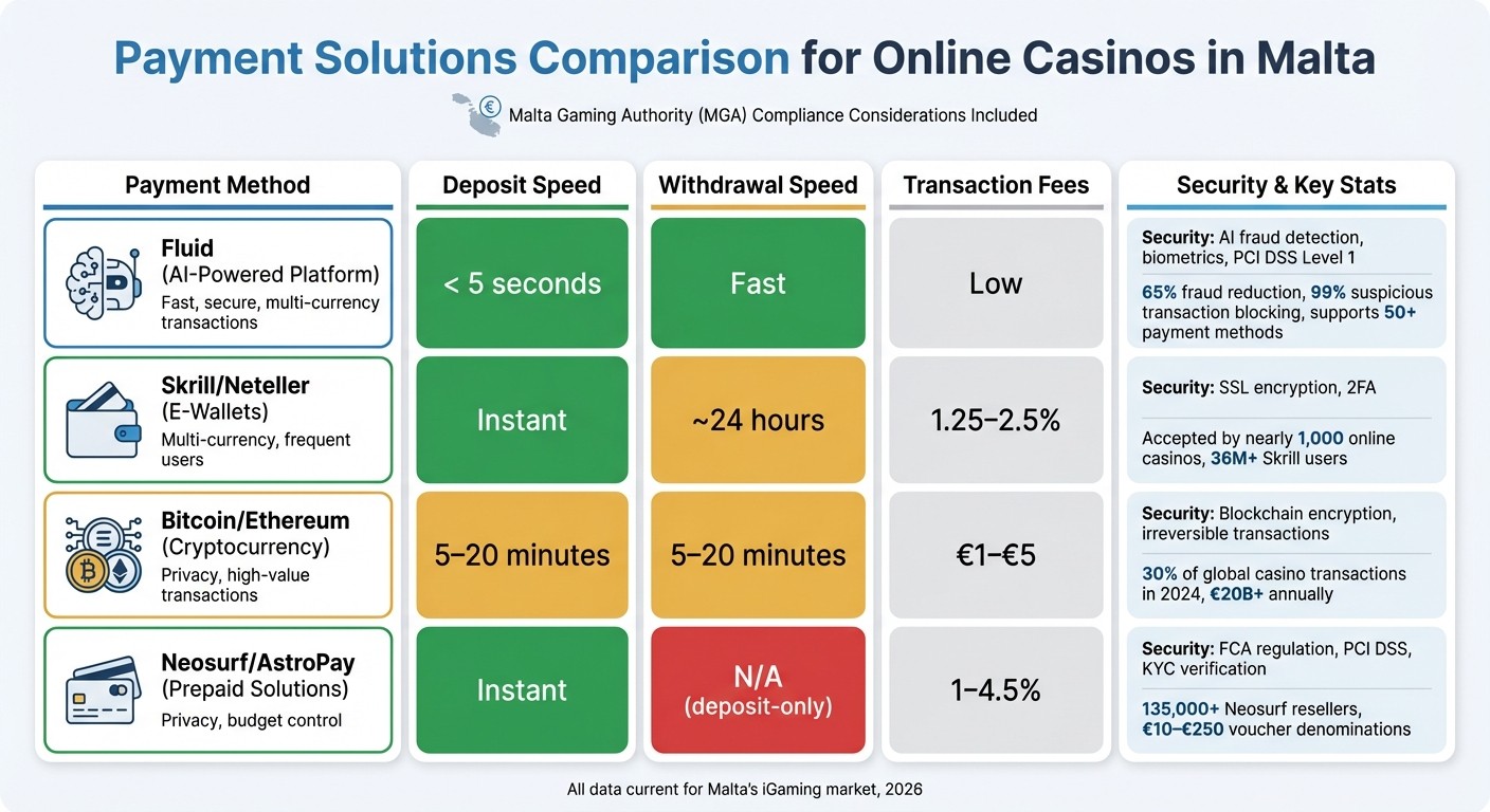Online Casino Payment Methods Comparison: Speed, Fees & Security