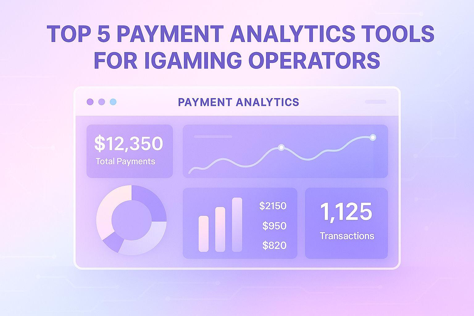 Top 5 Payment Analytics Tools for iGaming Operators