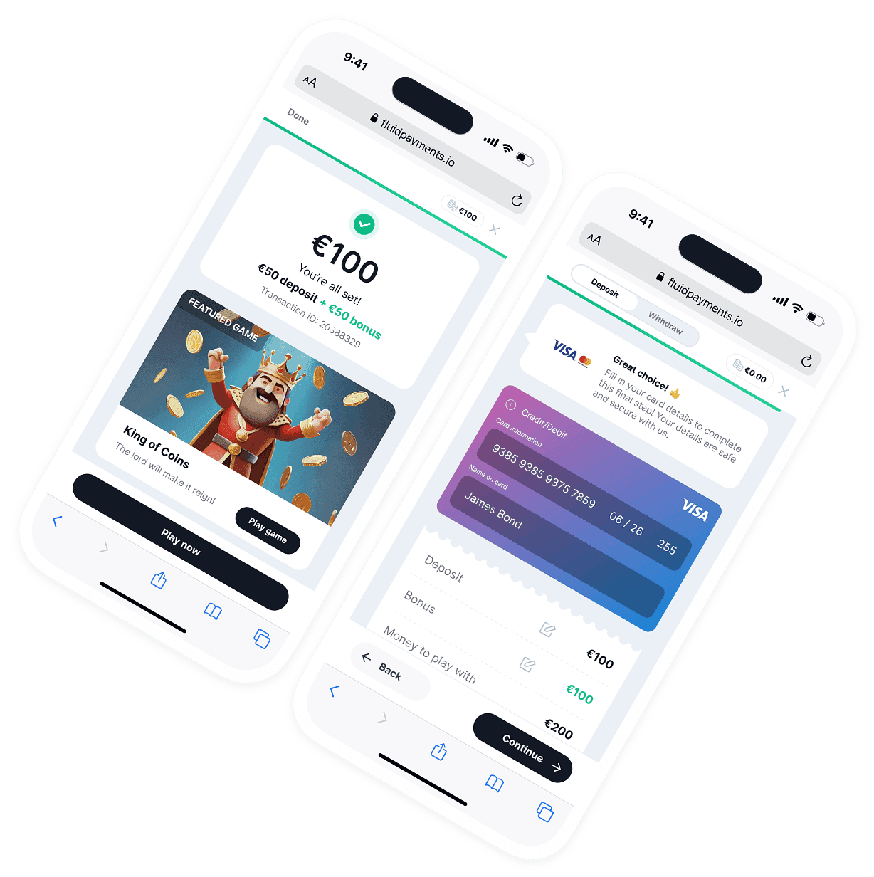 Boost conversion with Fluid's smart deposit flow