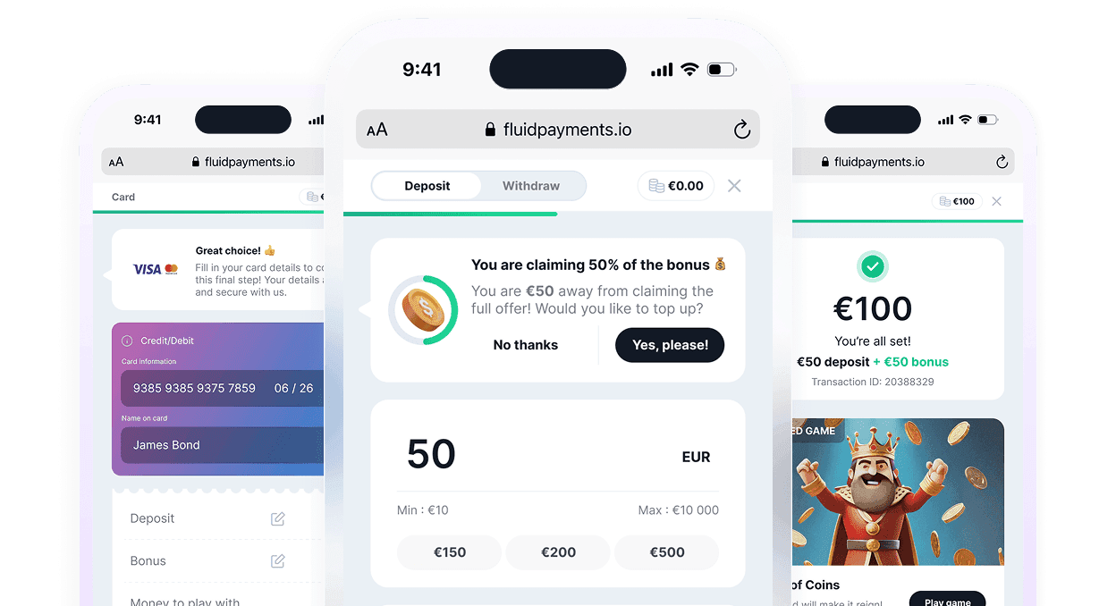 Fluid Cashier product screenshot